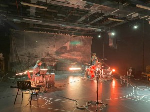 Músicos en escena "Entre Rimas y Riberas"